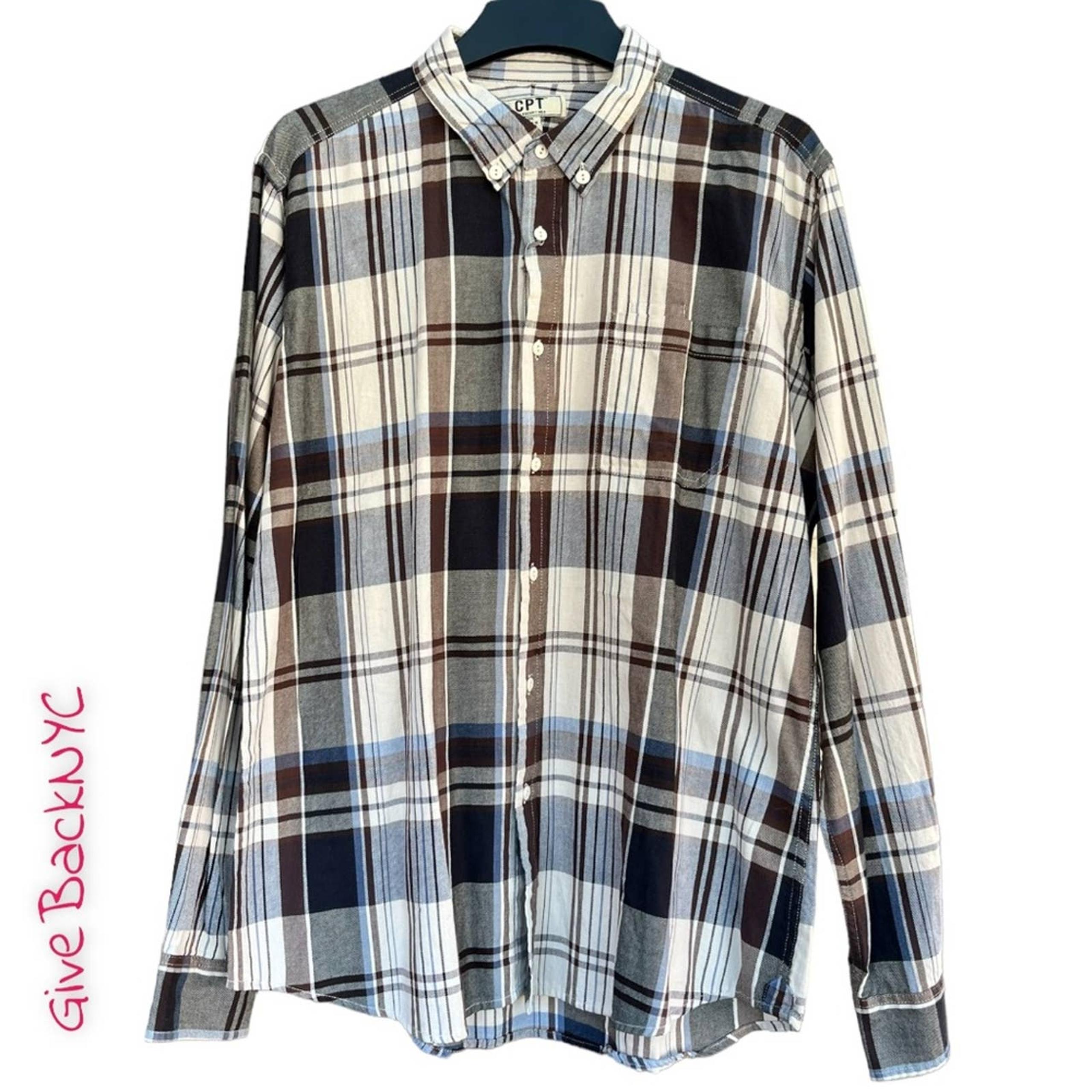 NWT CPT by Cockpit USA Button down Long sleeve Shirt Size XXL