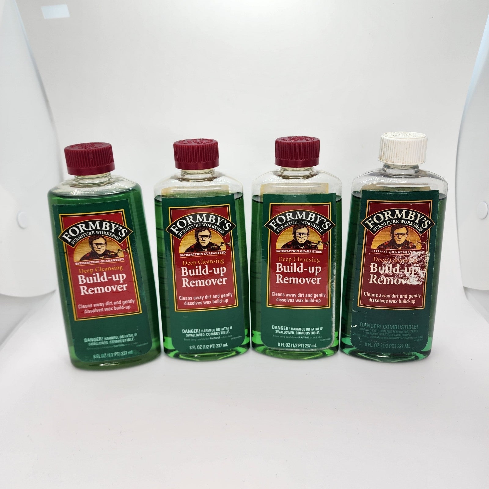 Lot of 4 Formby's Deep Cleansing Build Up Remover 8 oz Dissolves Wax Build Up