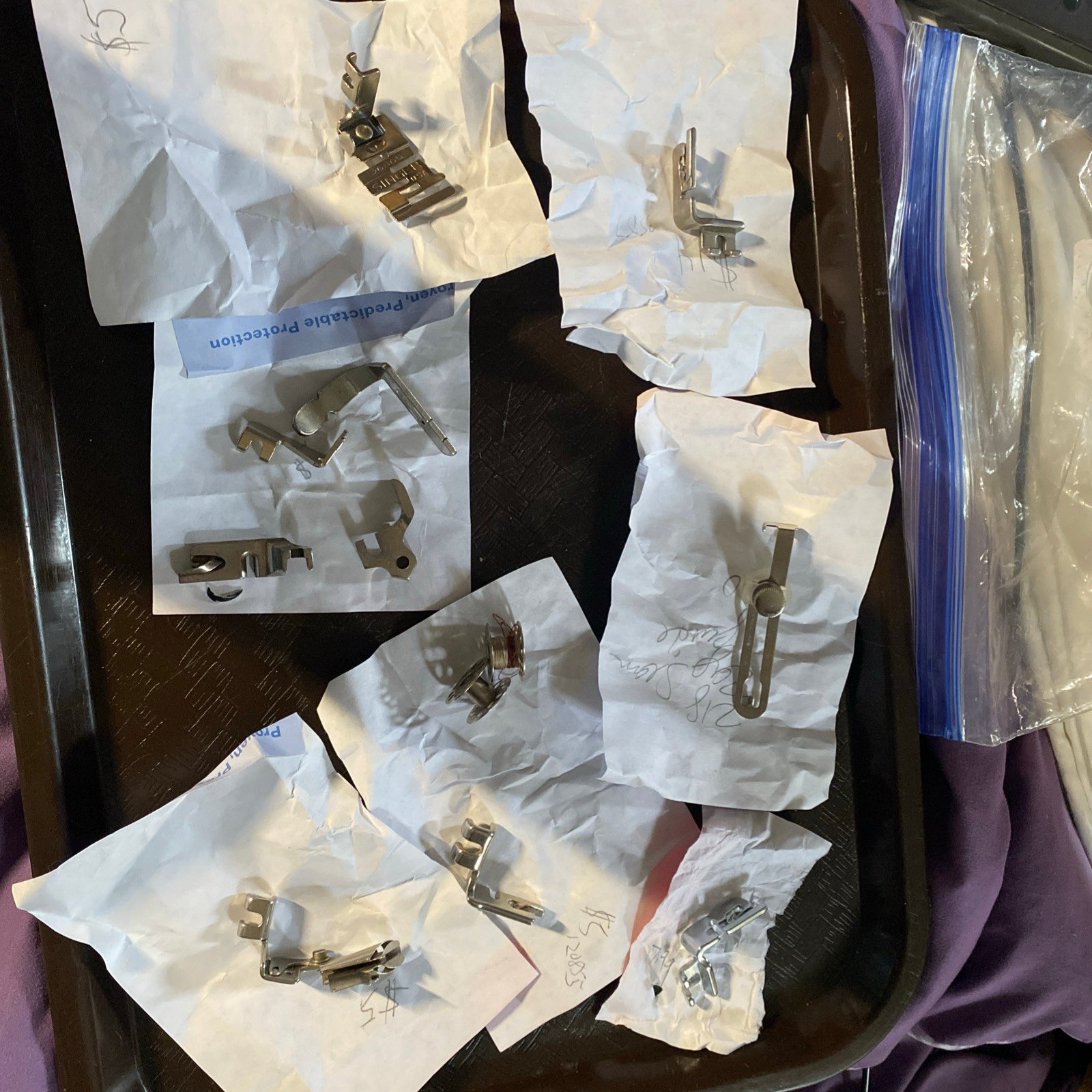 Singer sewing machine parts lot replacement 12 total