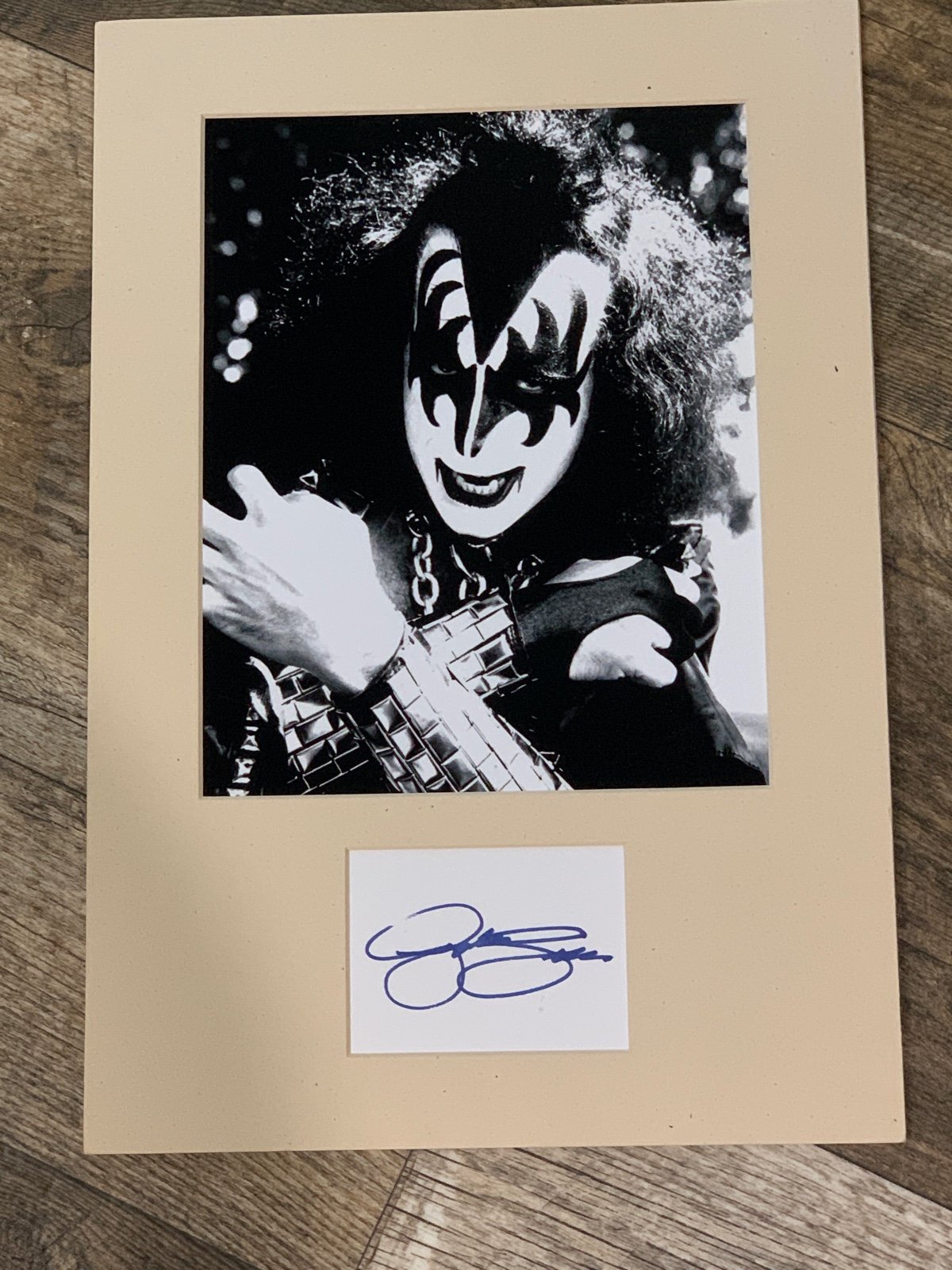 kiss matted picture