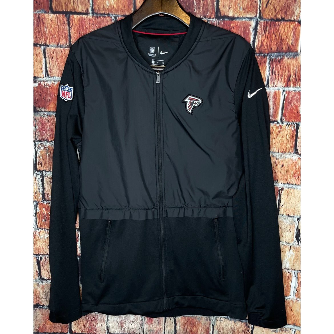 Atlanta Falcons NFL On Field Men’s Black Small Coach Full Zip Football Jacket