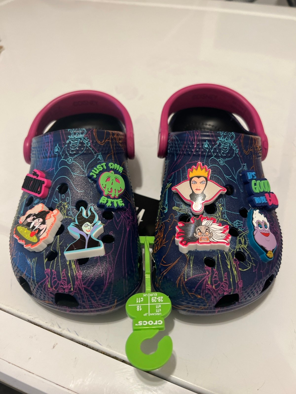 Classic Disney Villains Crocs