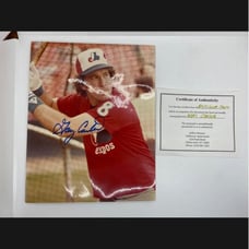 Gary Carter 8” x 10” Photograph Autographed Signed W/ C.O.A. Certificate Of