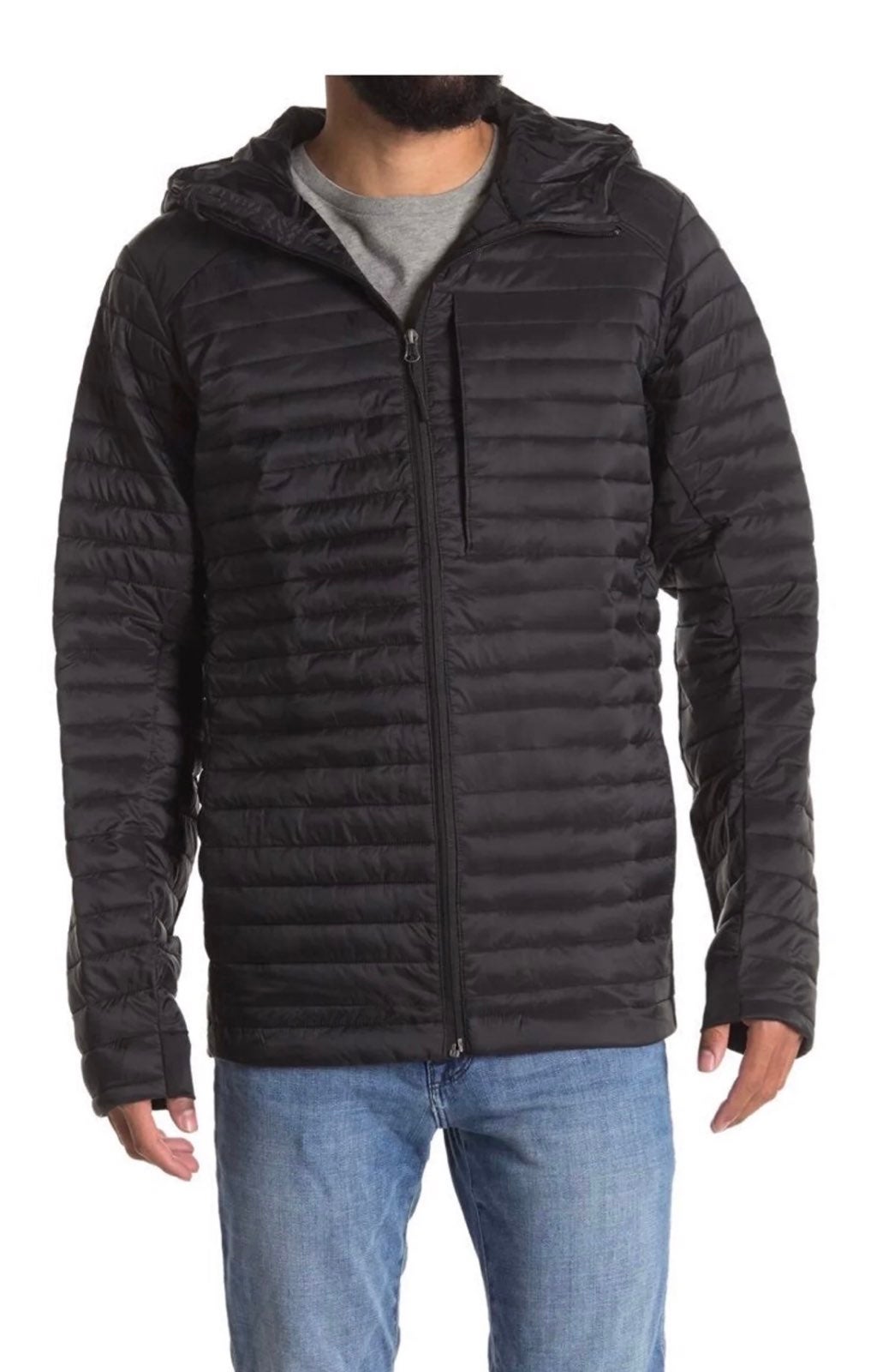 NWT Men's Black Quilted Jacket XLarge