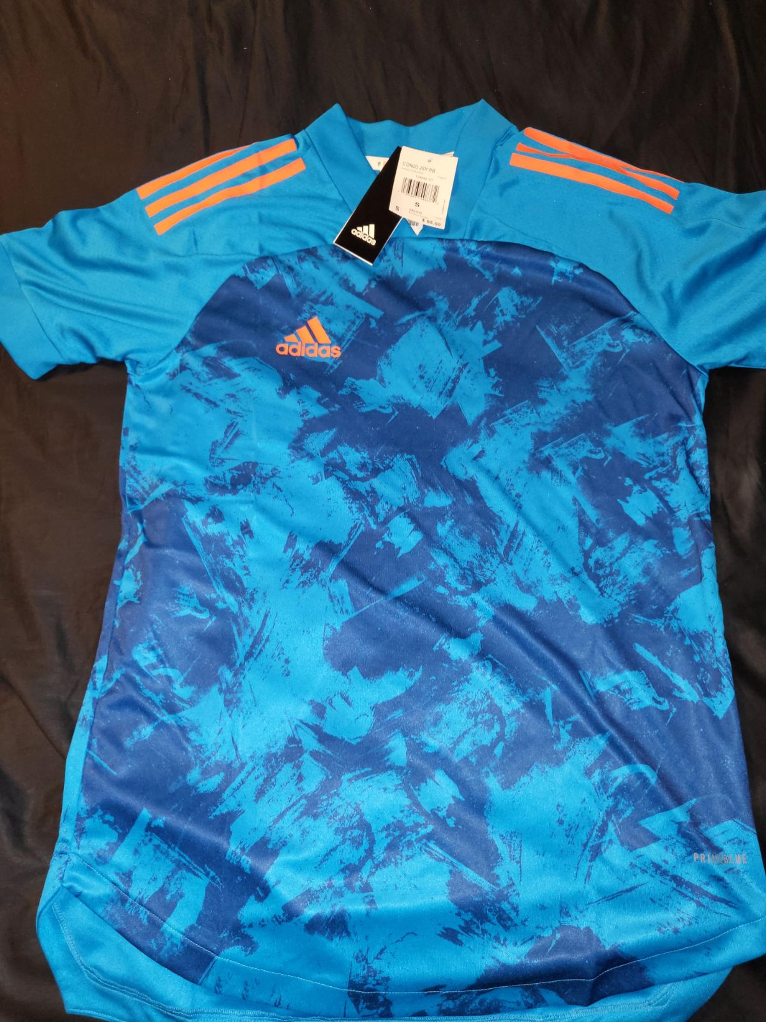 ADIDAS CONDIVO 20 PRIMEBLUE JERSEY Active Shirt FI4220 Men’s NWT Size S