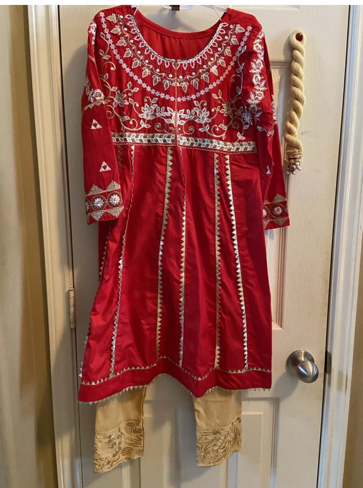 Indian Pakistani Girls 3PC Embroidered Lawn / Cotton Kameez Trouser Suits