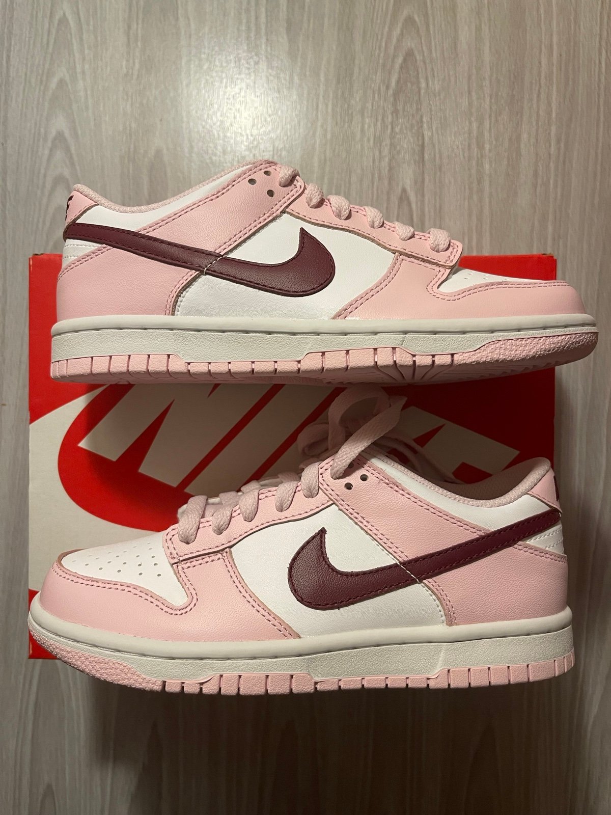*New* [sz.4Y GS / 5.5 Wmns] Nike Dunk Low Pink Foam CW1590-601 Grade School