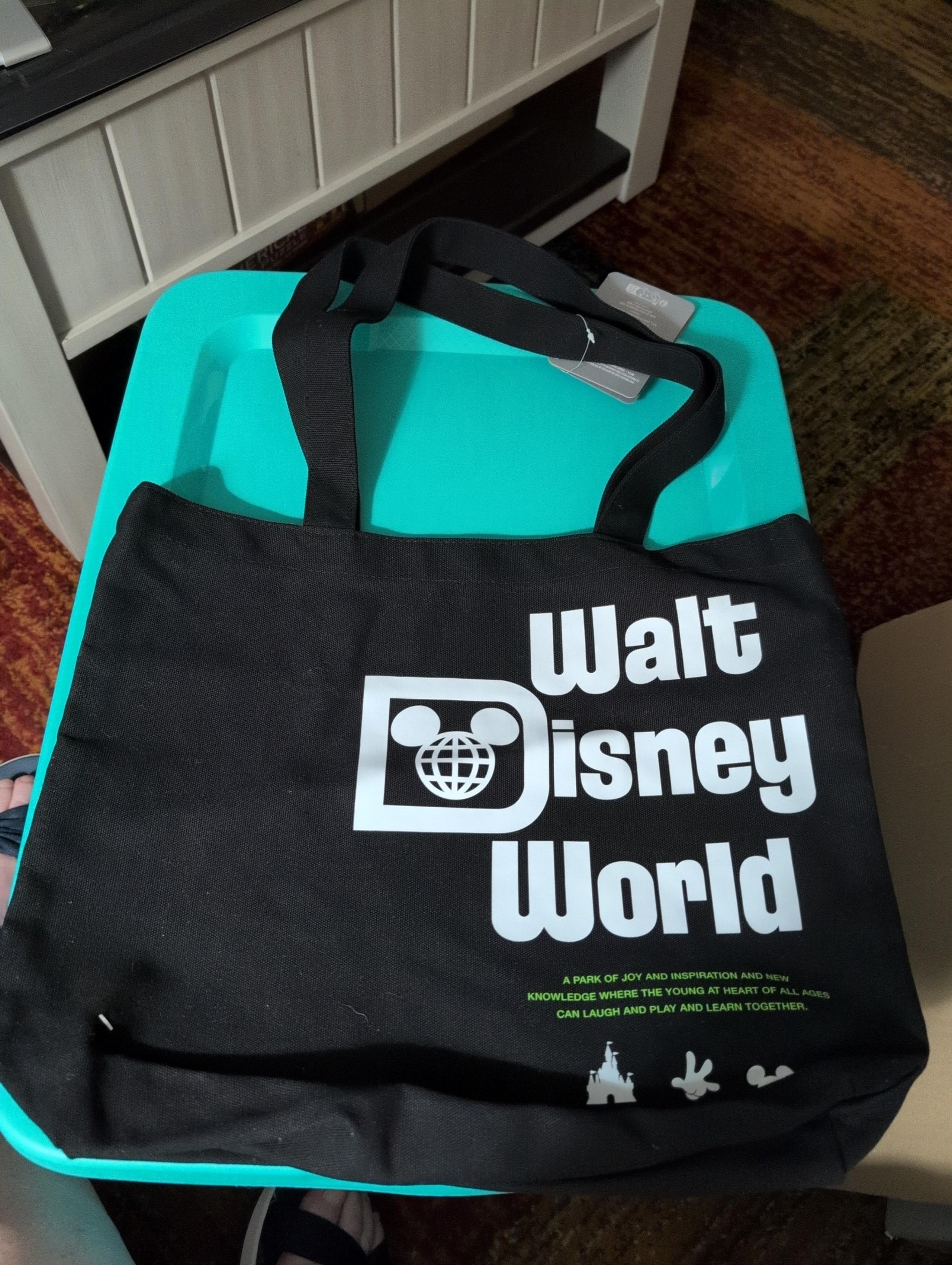 NWG WDW black canvas tote - Disney