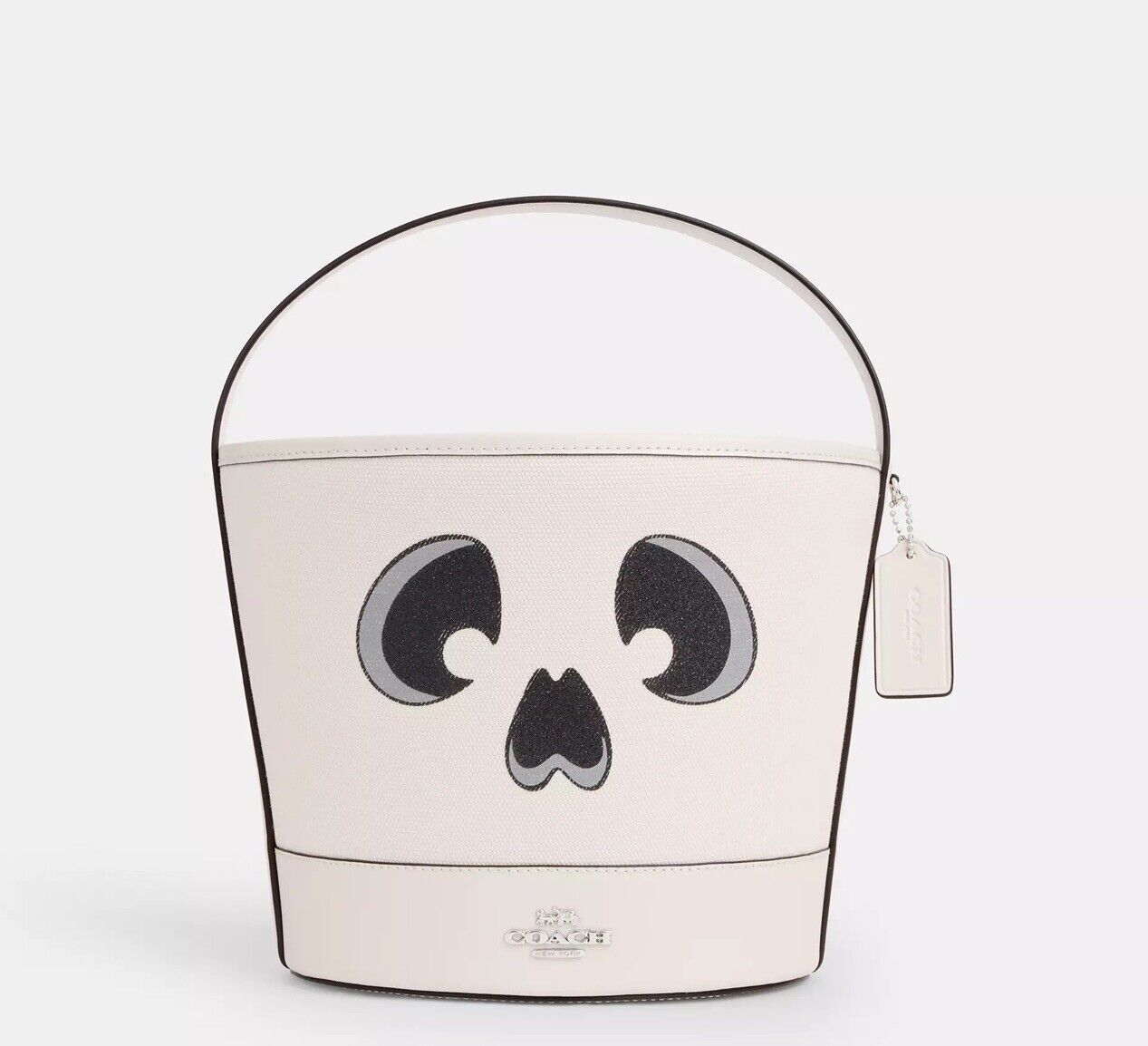NWT Coach Trick Or Treat Bucket With Halloween Ghost