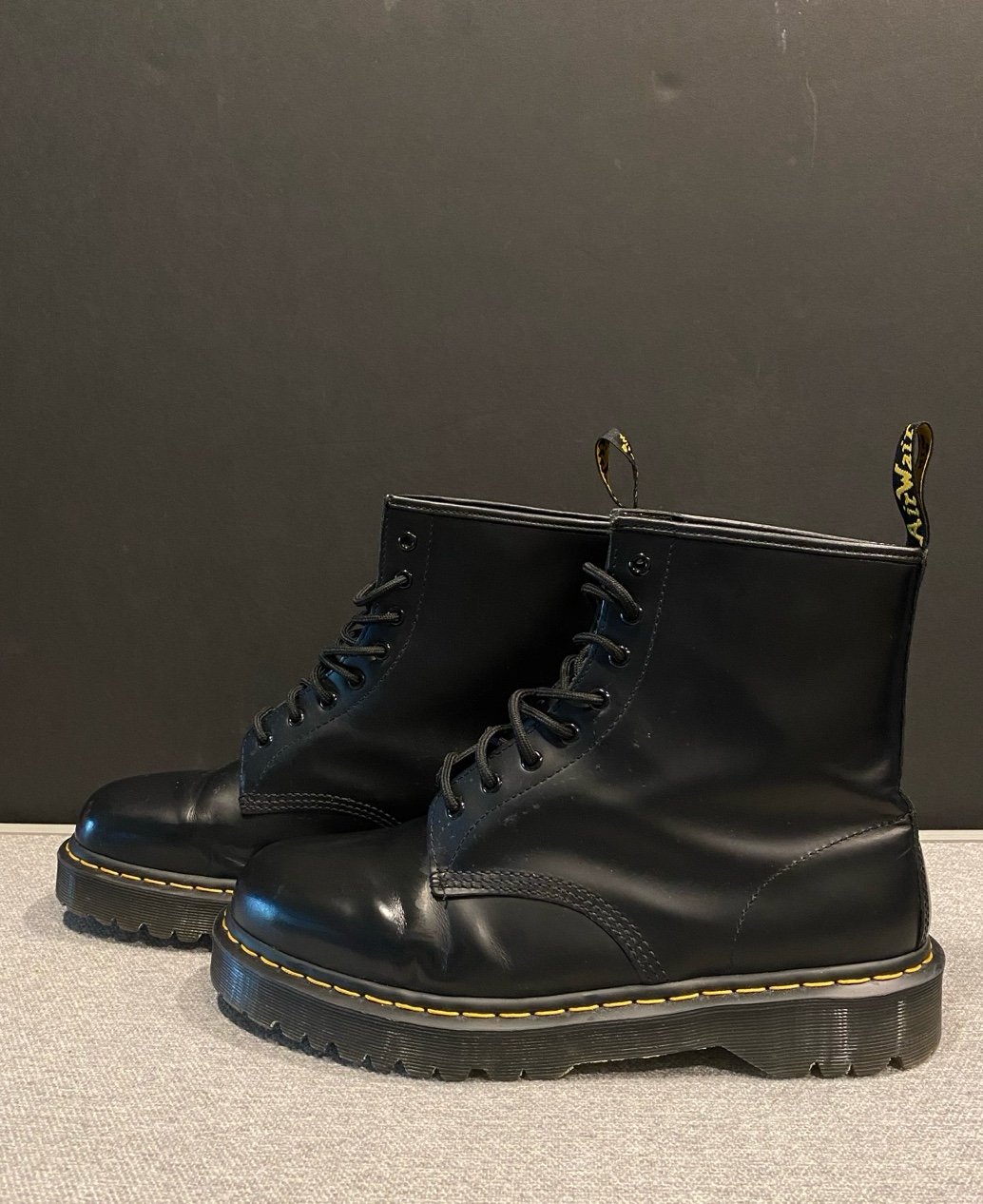 Dr Martens Black Leather Men’s Boots