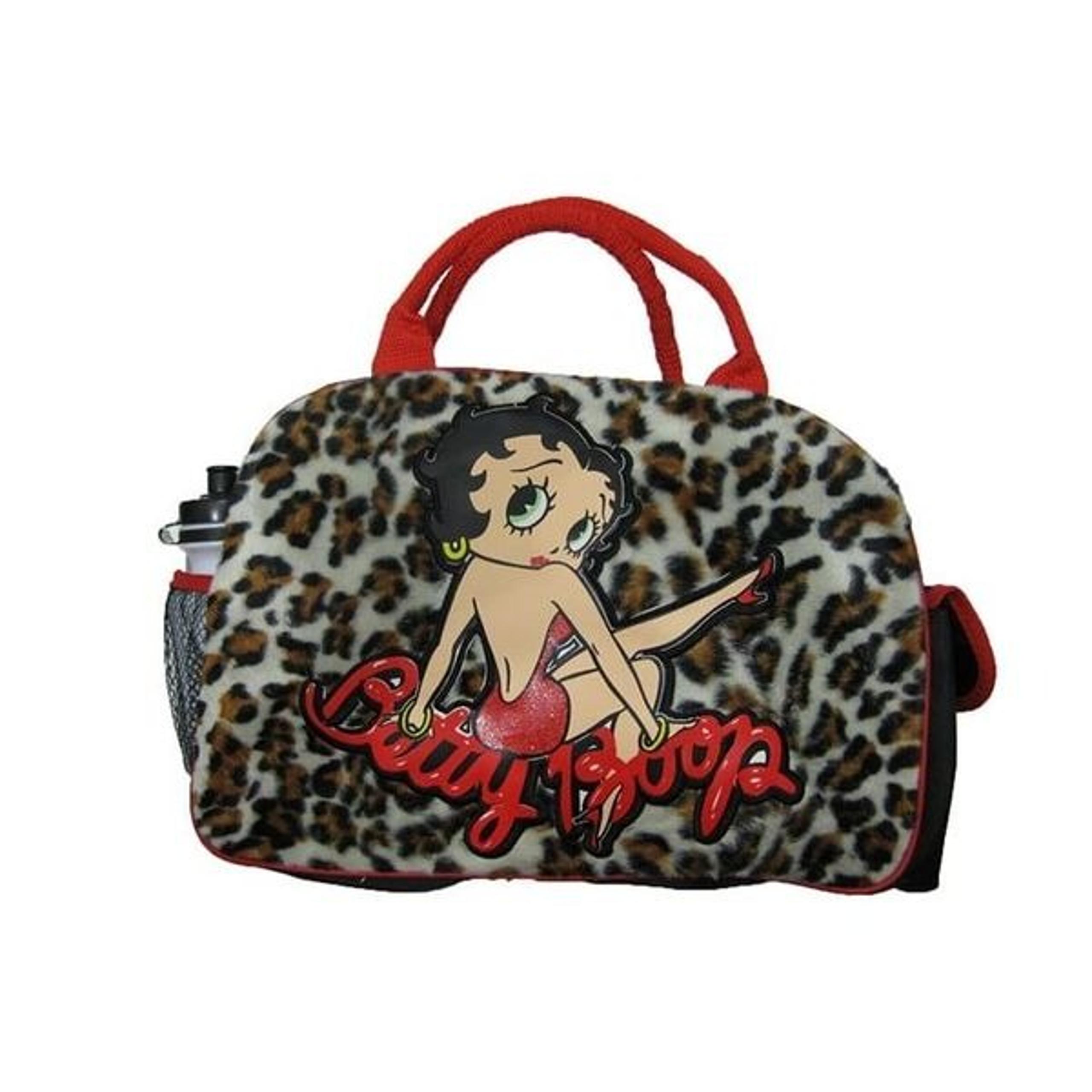 OOCL03SR Betty Boop Leopard Handbag / Purse 14” X 10” x 5" BRAND NEW WITH TAGS