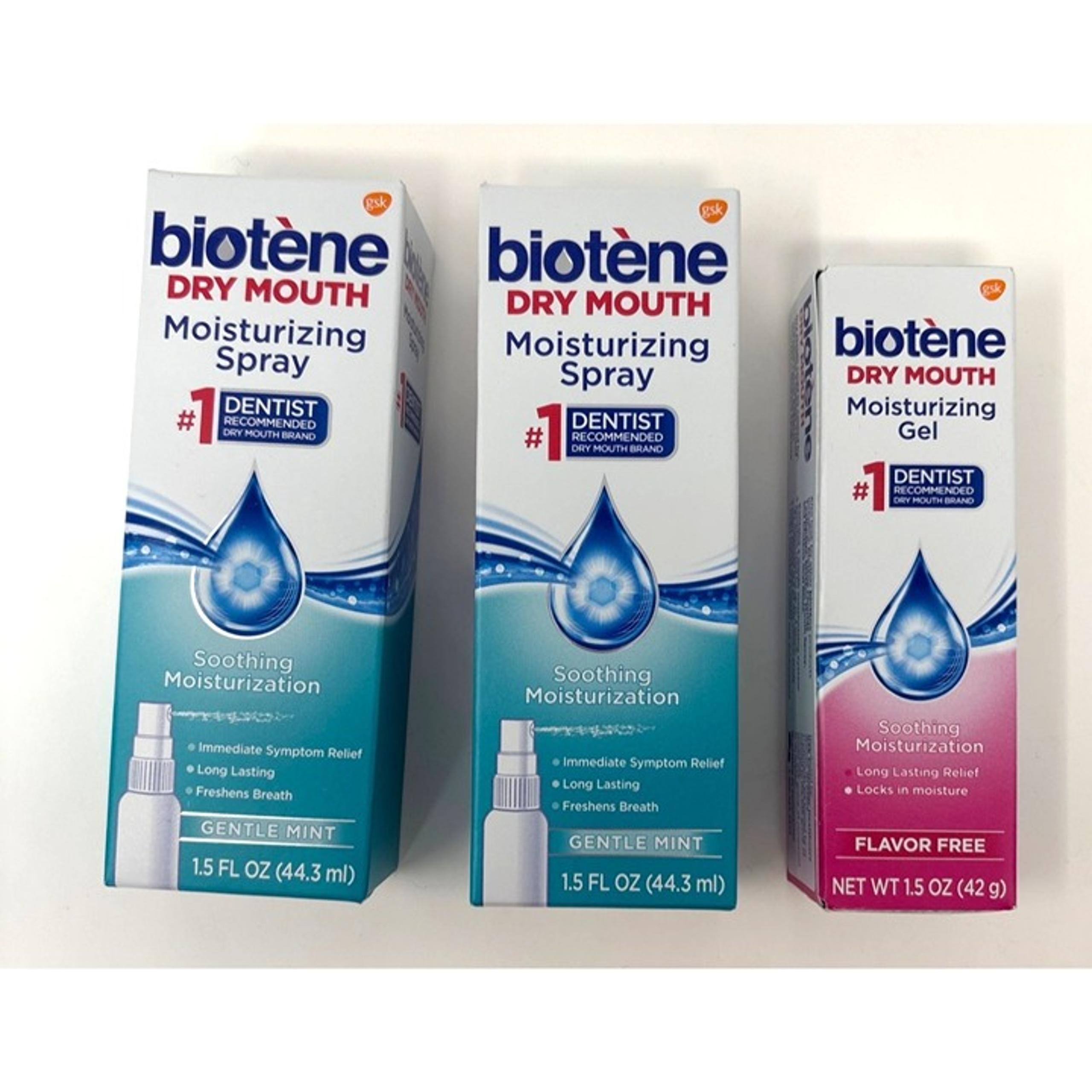 Biotene Moisturizing Spray and Gel Set NEW!!