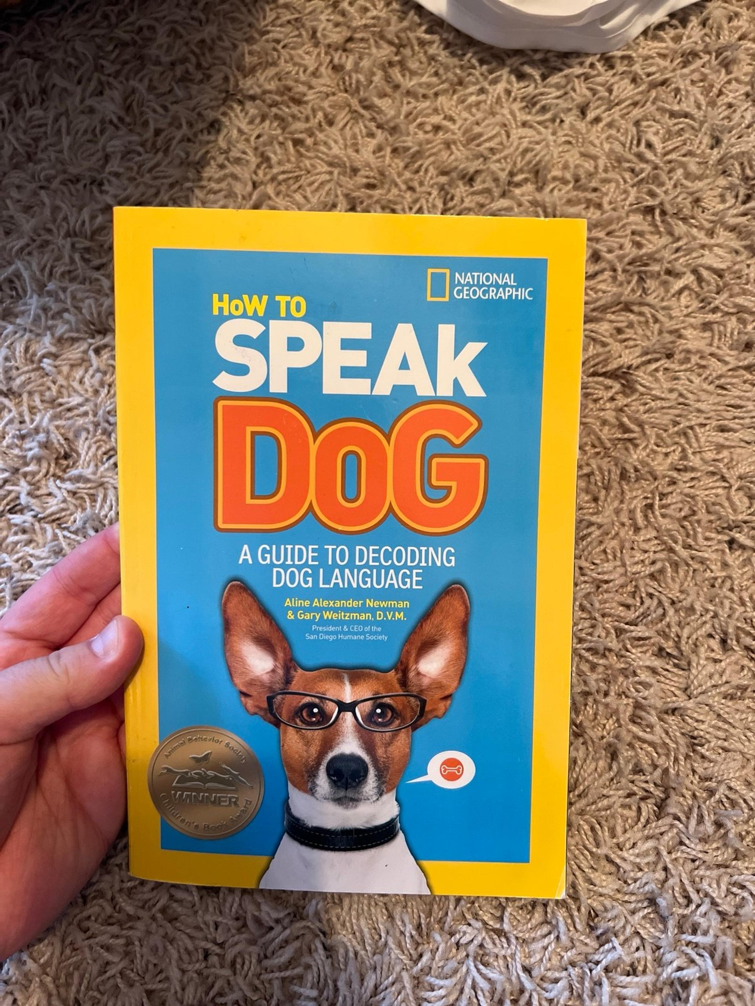 How to speak dog book