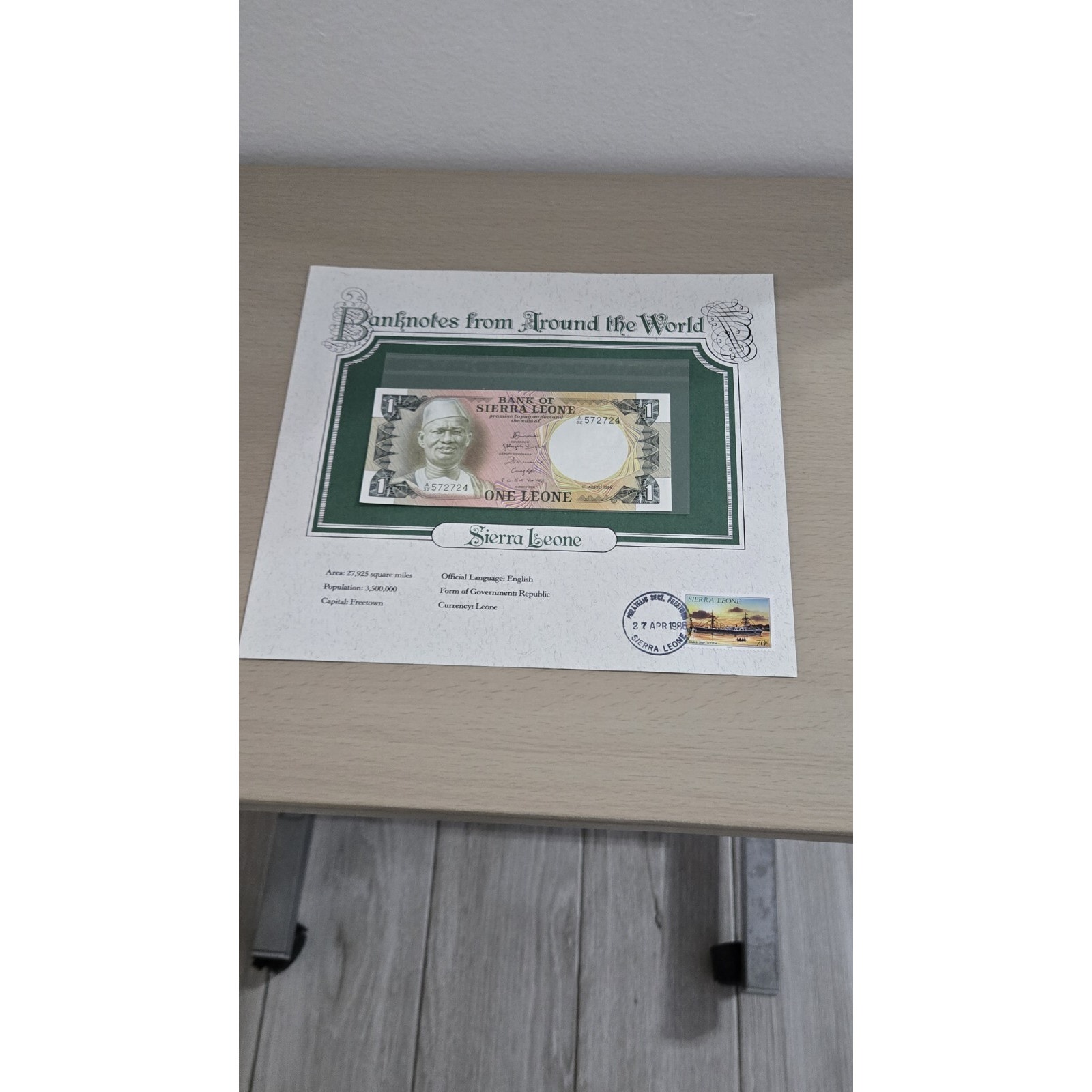 World Banknote Series: Sierra Leone Collector's Edition.