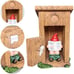 Funny Garden Gnome Outdoor Statues Naughty Sculpture Decoration