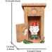 Funny Garden Gnome Outdoor Statues Naughty Sculpture Decoration
