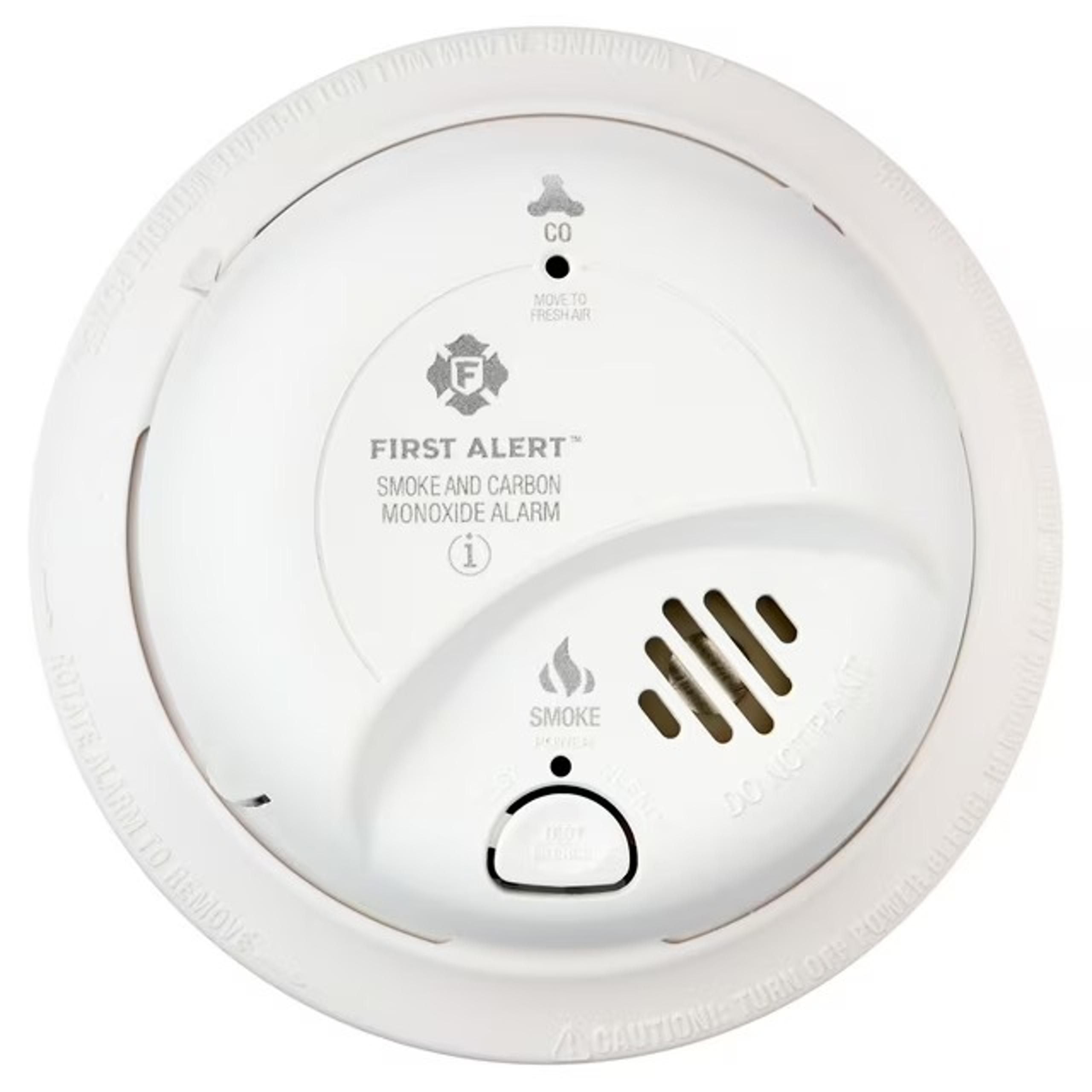 First Alert BRK SC9120B 85-Decibel Ionization Hardwired Smoke and Electrochemica