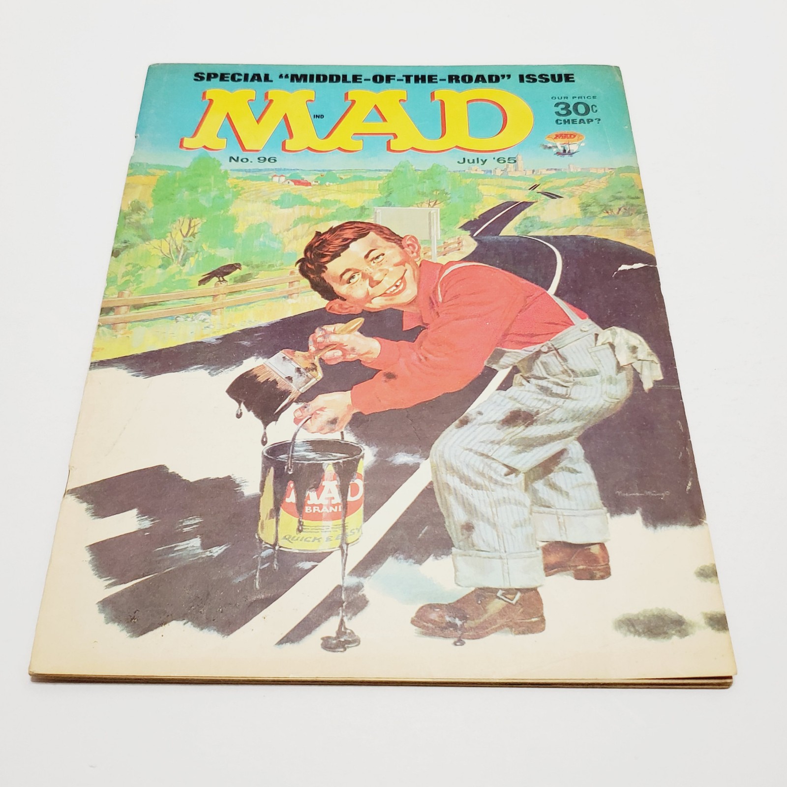 Mad Magazine Middle of the Road Issue #96 July 1965