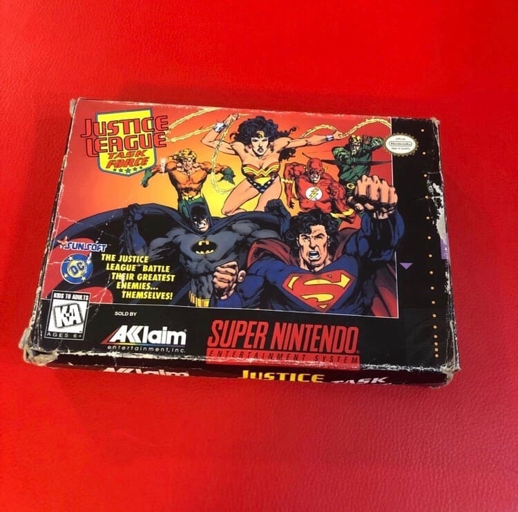 Justice League Task Force for Super Nintendo (SNES) - Complete in Box (CIB)