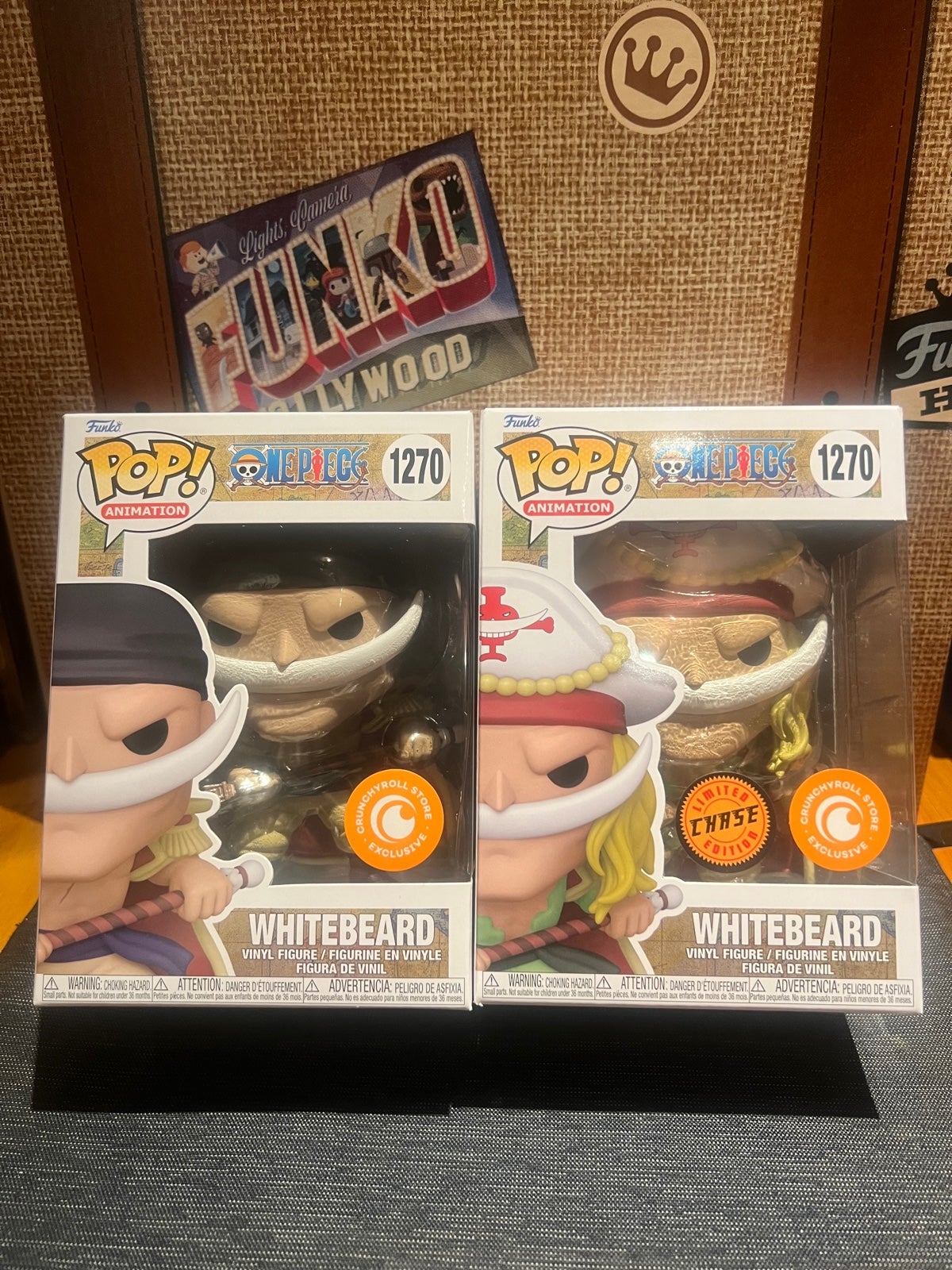 Funko Pop- One Piece- White Beard #1270- Crunchyroll Store-Limited Chase Edition