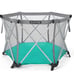 Summer Pop ‘N Play Lite Playard, Aqua/Gray, 34 x 24.5
