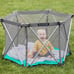 Summer Pop ‘N Play Lite Playard, Aqua/Gray, 34 x 24.5