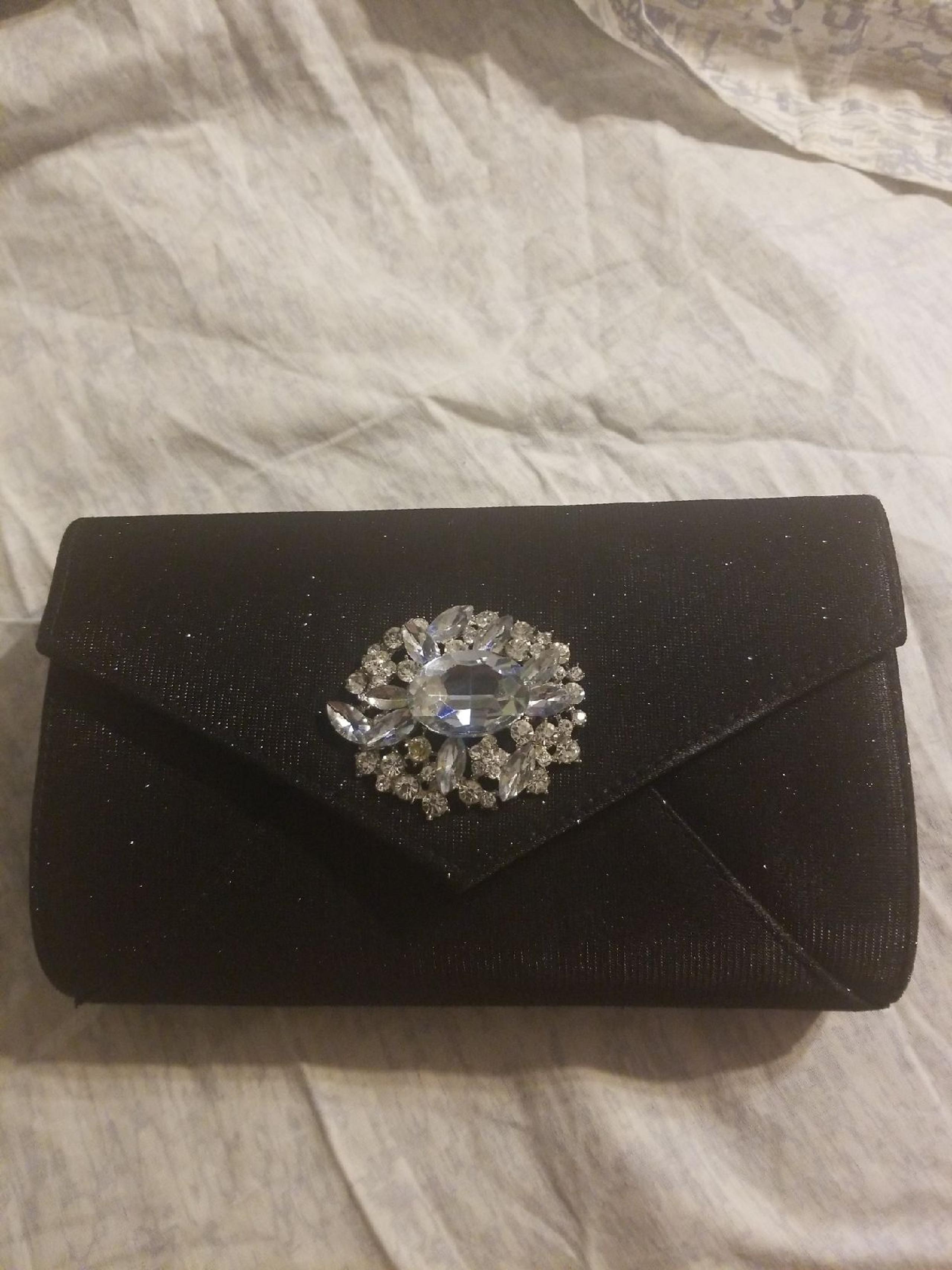 Black clutch purse