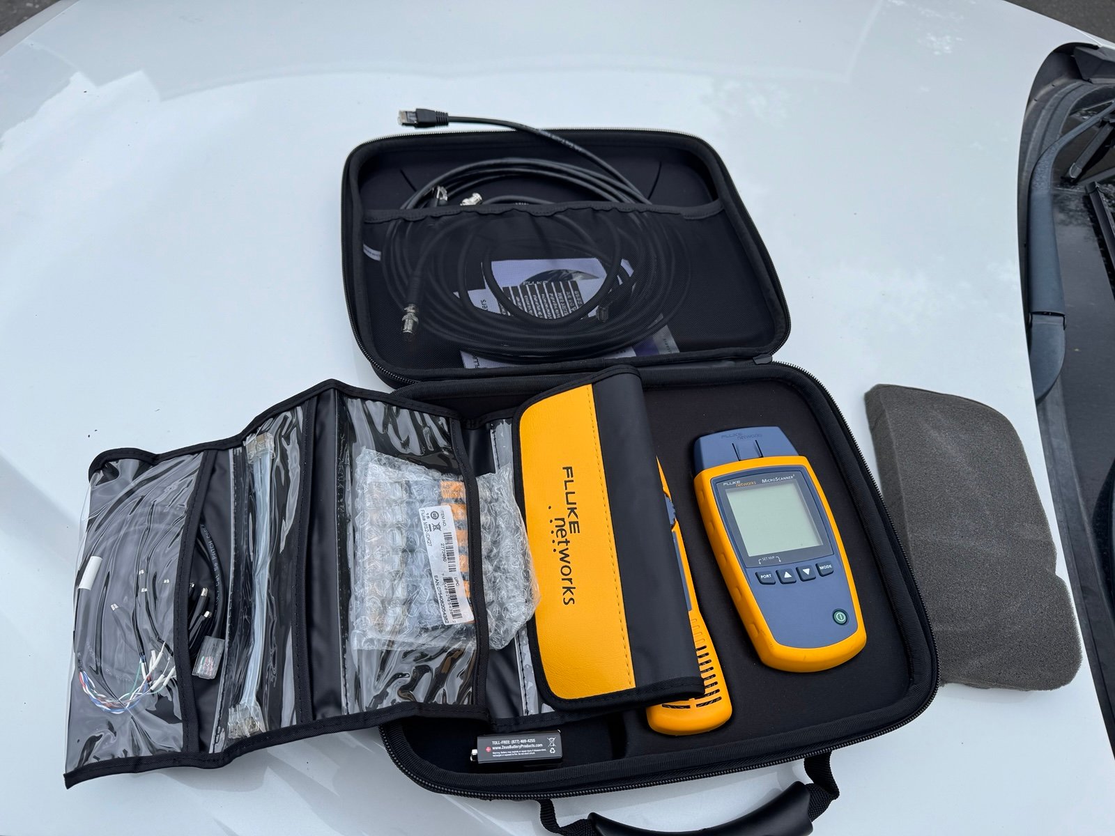 Fluke Networks MS2-KIT MicroScanner2 Copper Cable Verifier Kit
