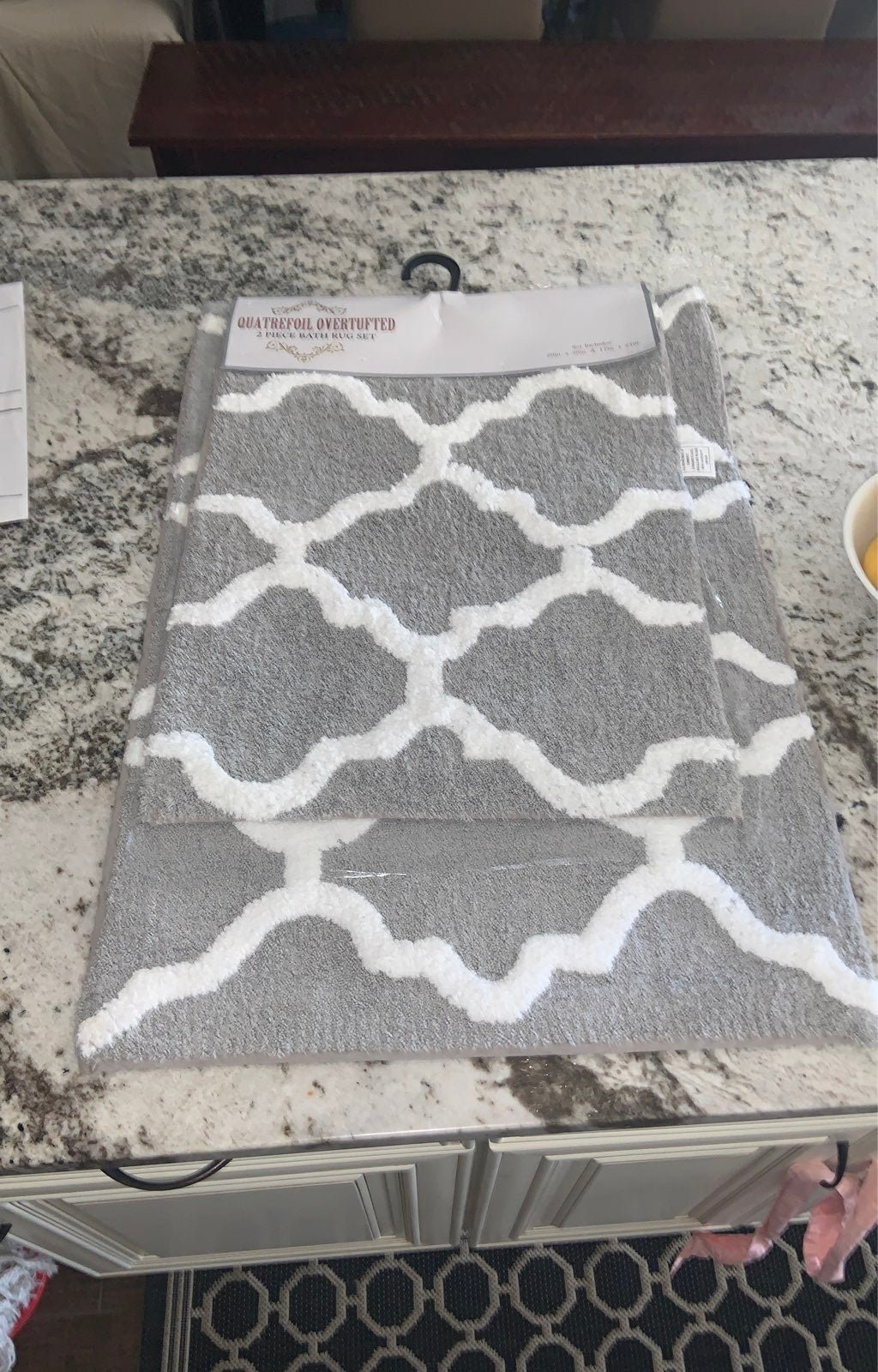 Bath rug set of 2