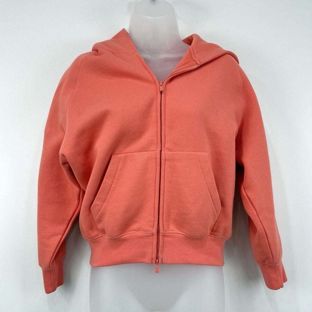 Fear Of God Essentials Jacket Girls 8 Coral Hoodie Full Zip