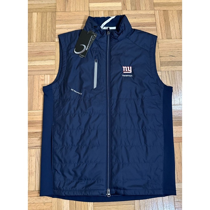 New Zero Restriction Z625 Vest Mens Medium New York Giants Logo Golf Primaloft