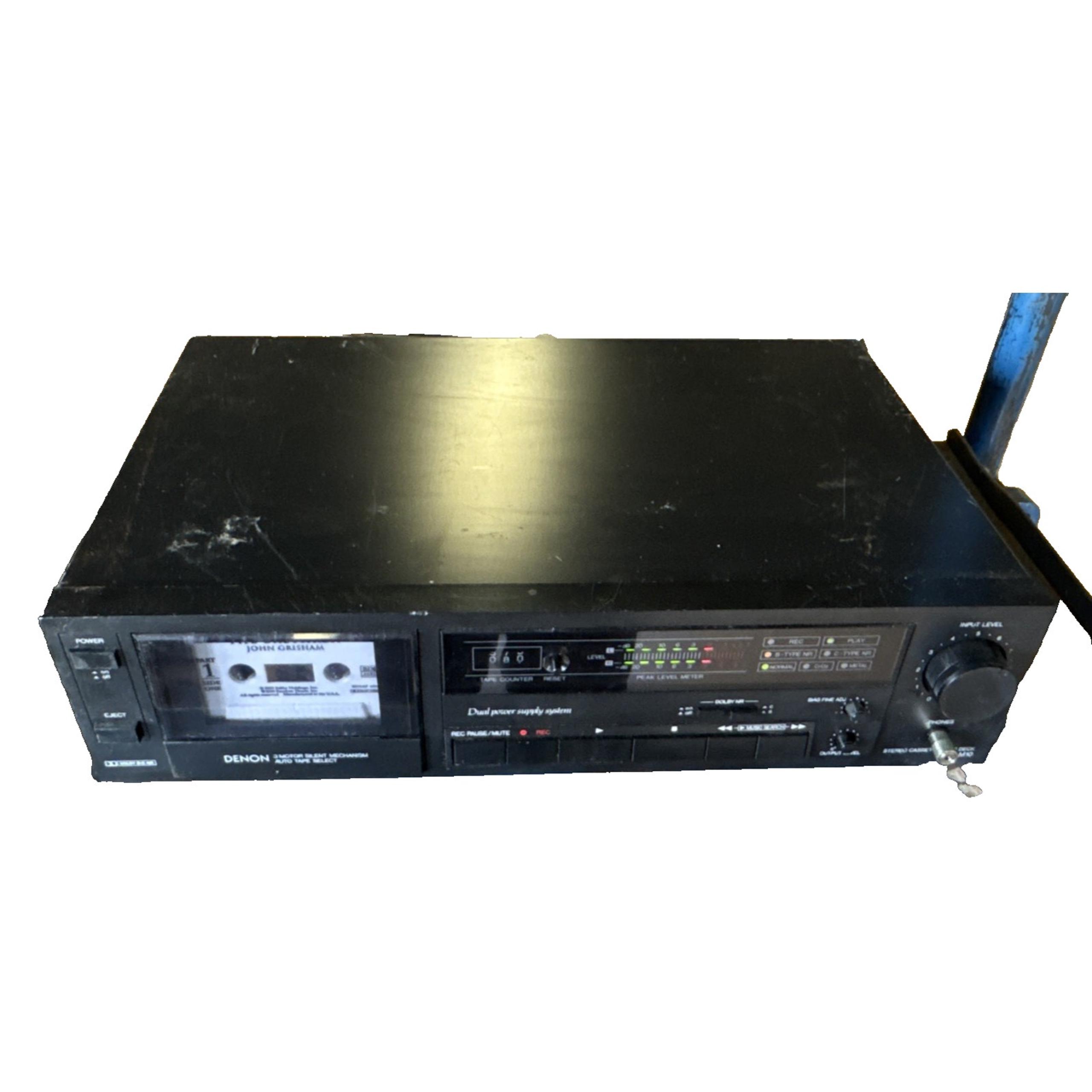 Denon DR-M10HR Stereo Cassette Deck – HX PRO, 3-Motor, Dolby B/C (Tested)