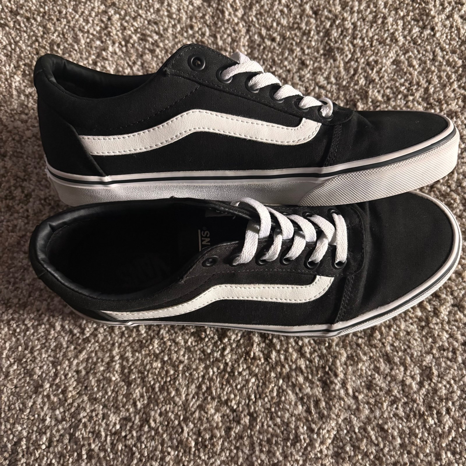 Vans Black and White Old Skool Sneakers