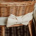 Natural round wicker cat house and small dog house, eco pet house, organic bed f