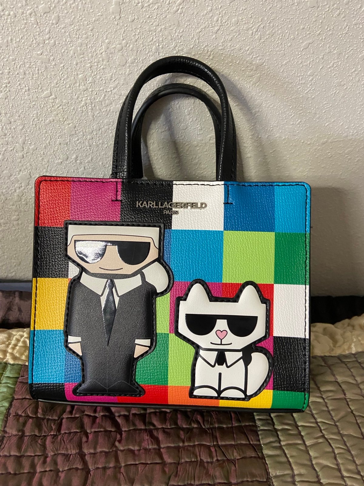 KARL LAGERFELD MultiColor PARIS MAYBELLE Mini Satchel