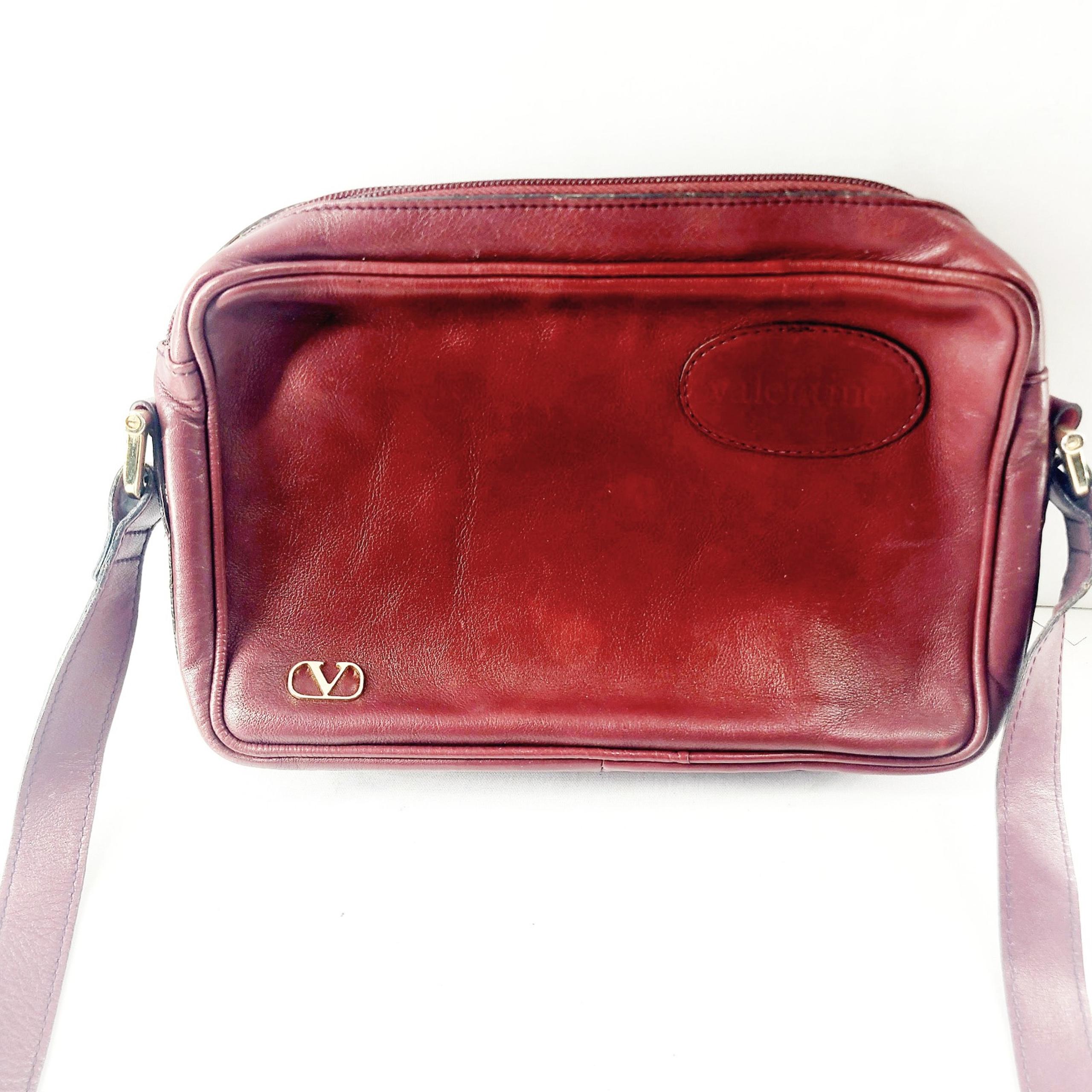 Valentino Canvas Leather Bag