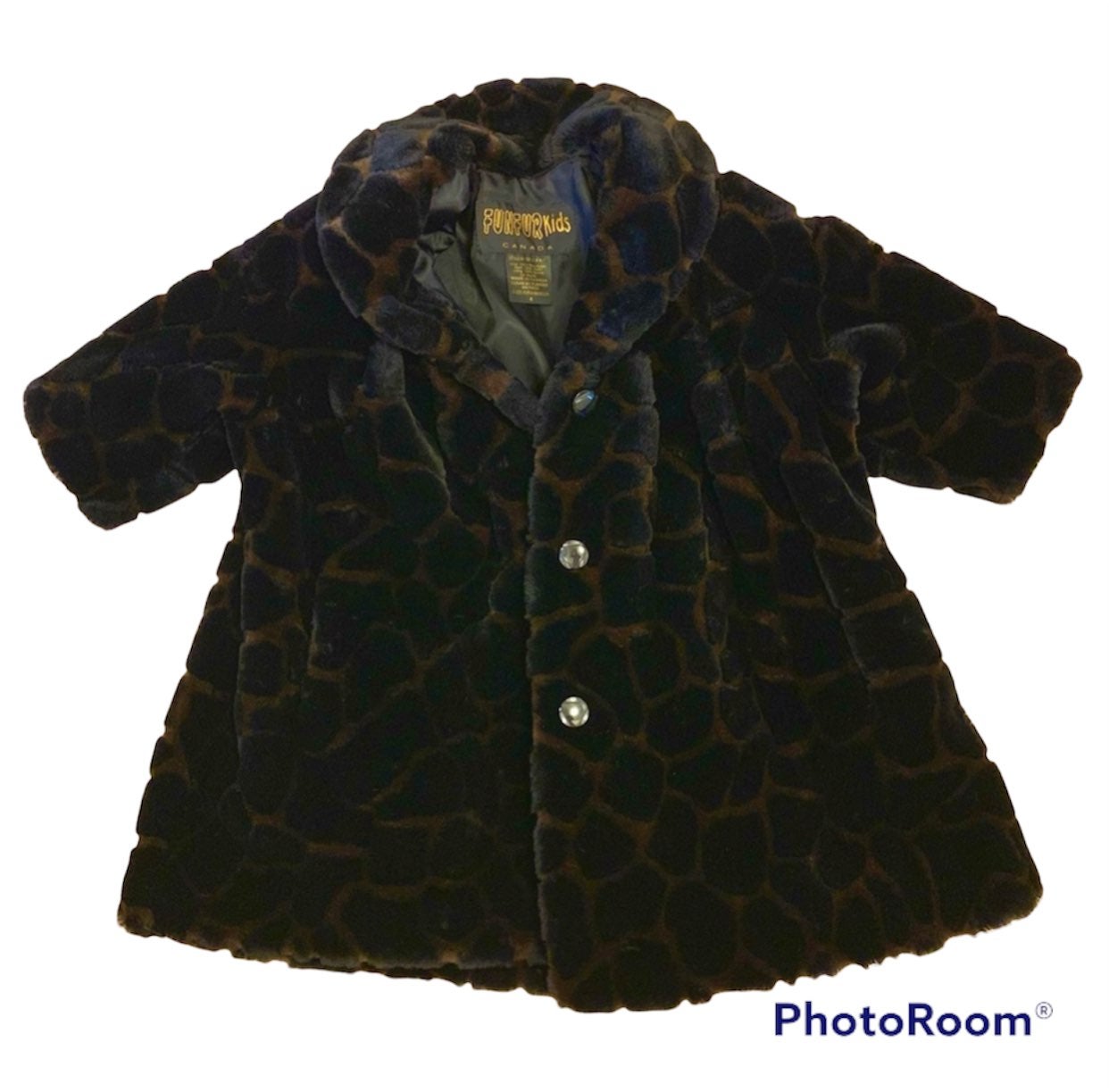 Funfurkids childrens faux fur coat