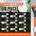 Garden Tool Organizer 10 Pack Shovel Holder Wall Mount Broom Mop Spring Grip