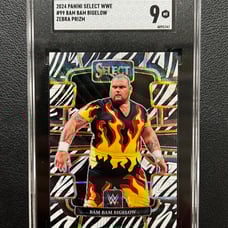 SGC 9 2024 Panini Select WWE #99 Bam Bam Bigelow Zebra Prizm CASE HIT! MT!