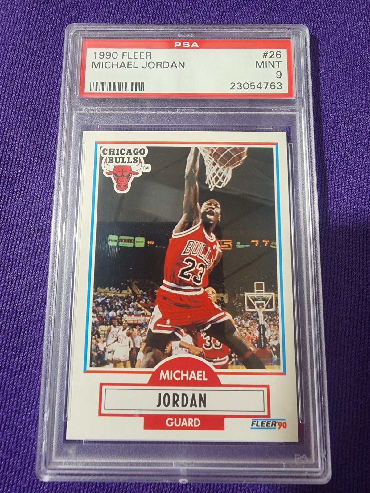 1990 Fleer #26 Michael Jordan PSA Mint 9