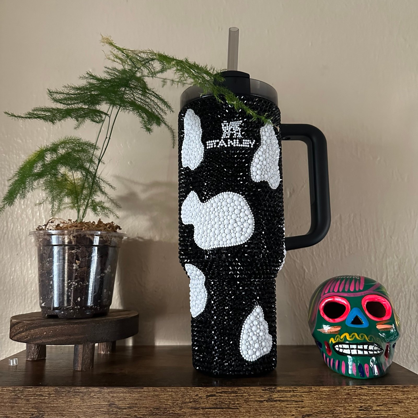 Stanley 40oz Quencher Custom Cow Print Tumbler