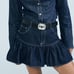 NWT ZARA TRF DENIM SWING SKIRT