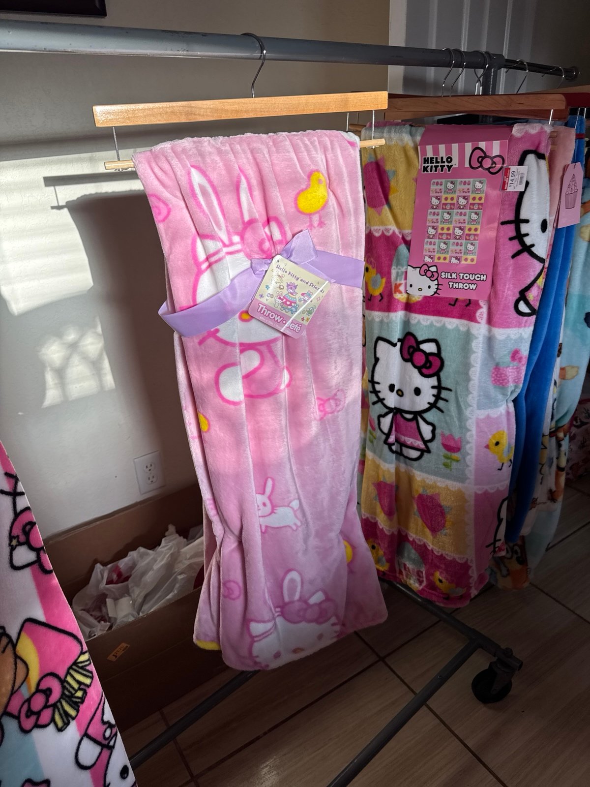 Hello Kitty Easter Bunny blanket