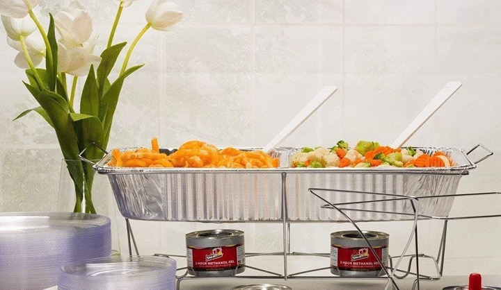 20 Pack Aluminum Deep Foil Pans for Hotels, Restaurants, Caterers, Steam Table-T