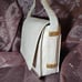 CARLA MARCHI VANILLA CREAM LEATHER CLASSY CROSSBODY