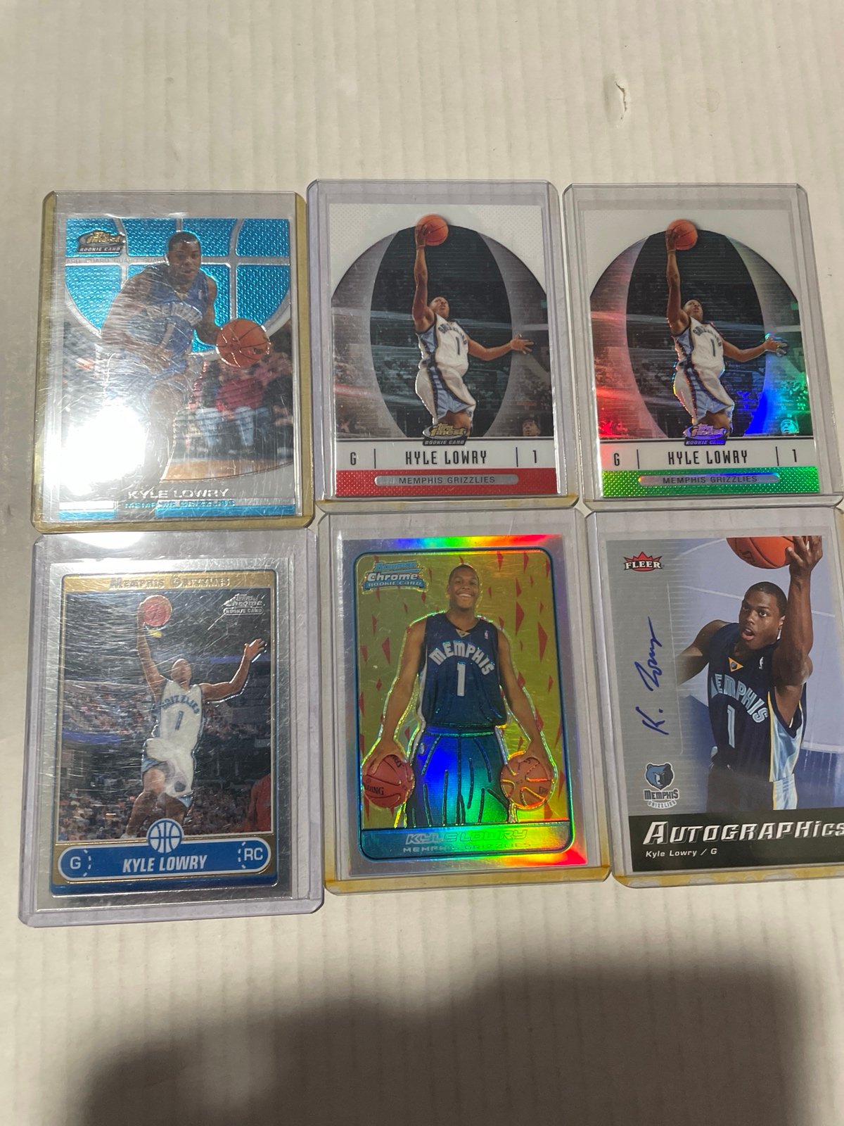 Kyle Lowry RC & ref.auto lot