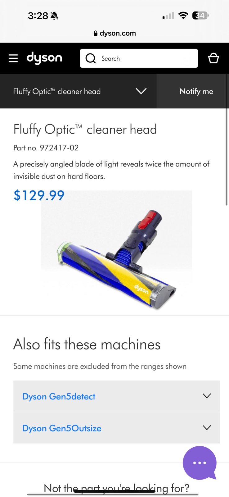 Dyson Cleaner Head