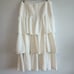 Free People Cant Stop Spring tiered ruffle Cotton cream midi Skirt