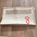 Vintage 16 PCs Beige Linen Lace Brown Embroidered Placemat & Napkins Beautiful
