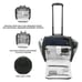Protege 16 Arendale Rolling Underseater Luggage, Black